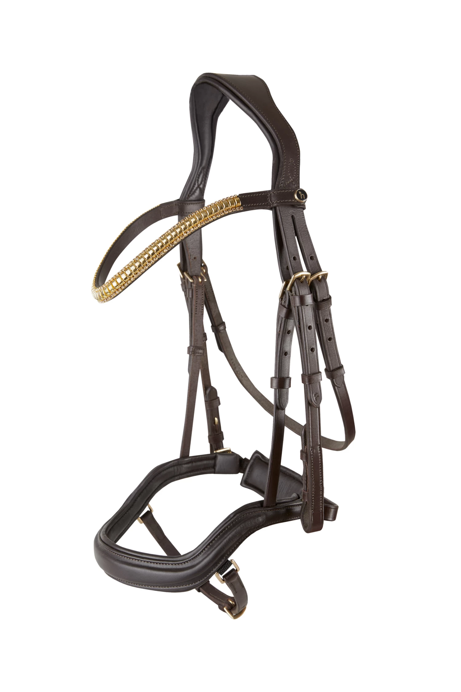 Horze Highbury Anatomic Bridle With Crystal Brow Band - Image 5