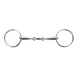 Horze Double-Jointed Loose Ring Snaffle, 16mm