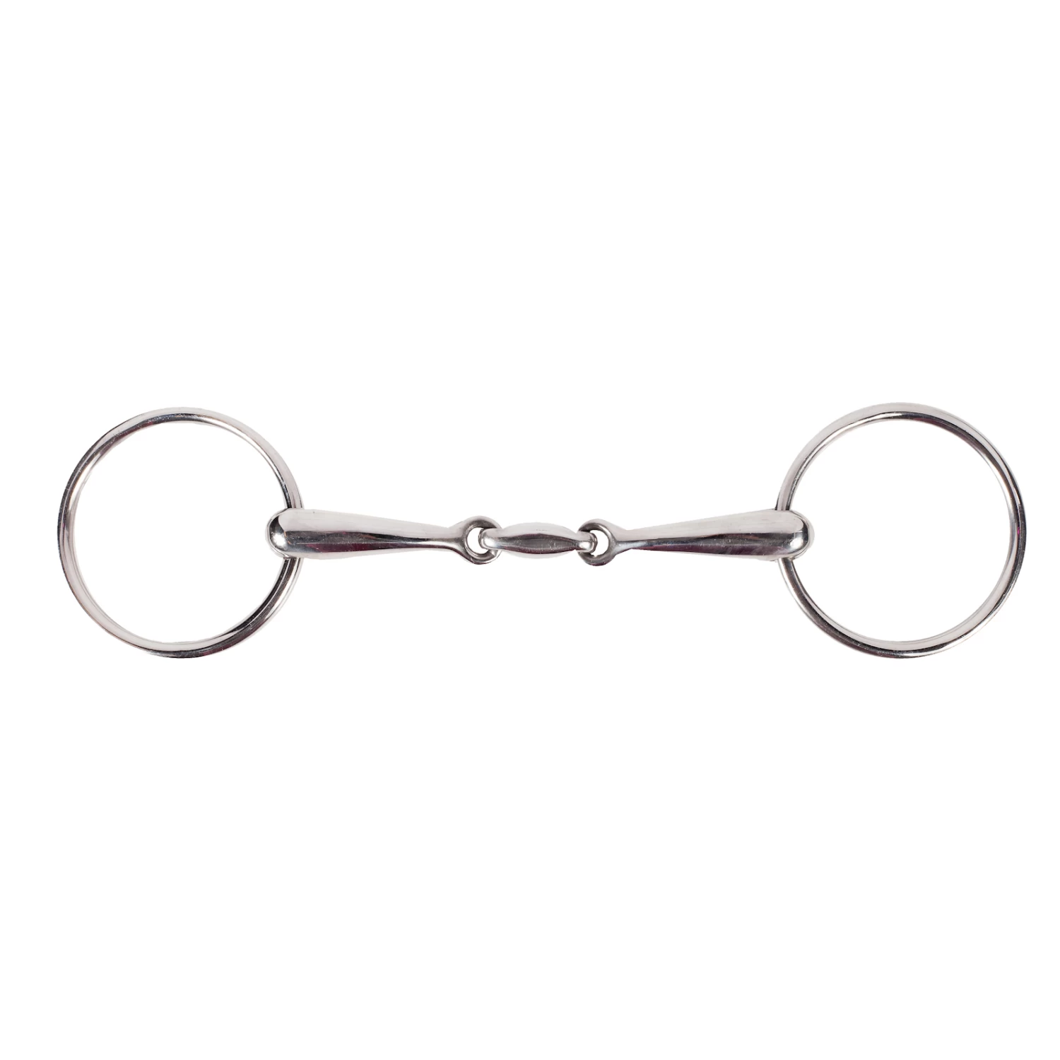 Horze Double-Jointed Loose Ring Snaffle, 16mm