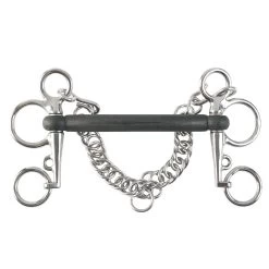 Horze Mullen Mouth Pelham Rubber Bit
