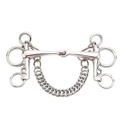 Sprenger Pelham, Single Jointed Stainless Steel 16mm