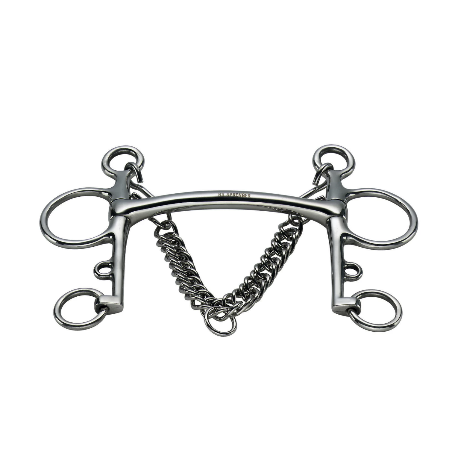 Sprenger Pelham Mullen Mouthpiece, Curved Stainless Steel