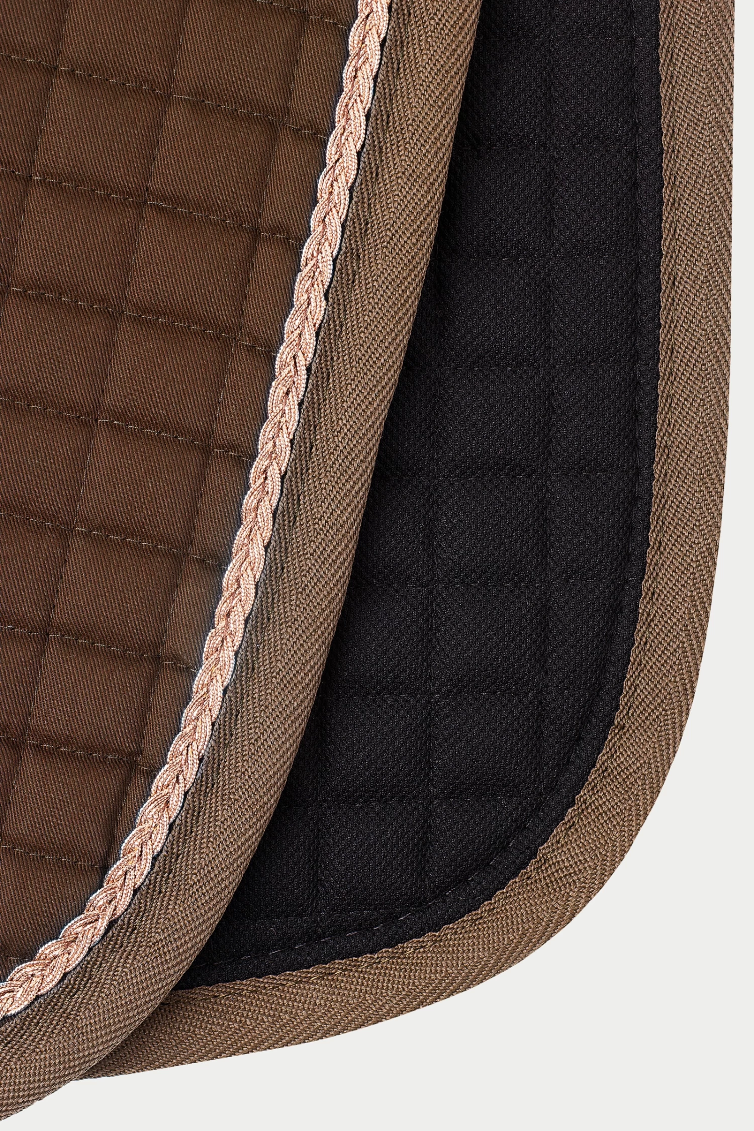 Horze Glarus Dressage Saddle Pad With Metallic Braiding - Image 3