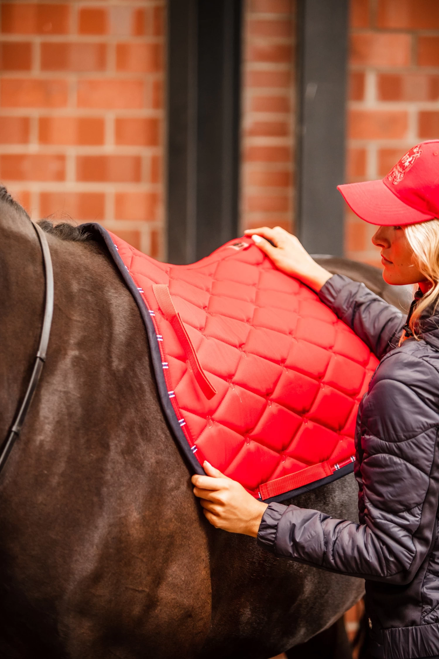 B Vertigo Amory All Purpose Saddle Pad With Monogram Embroidery - Image 6