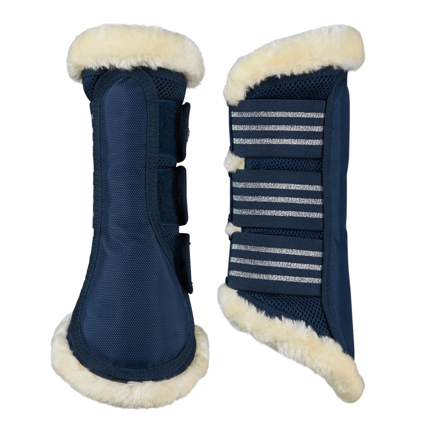Horze Lincoln Brushing Boots With Fur - Image 13