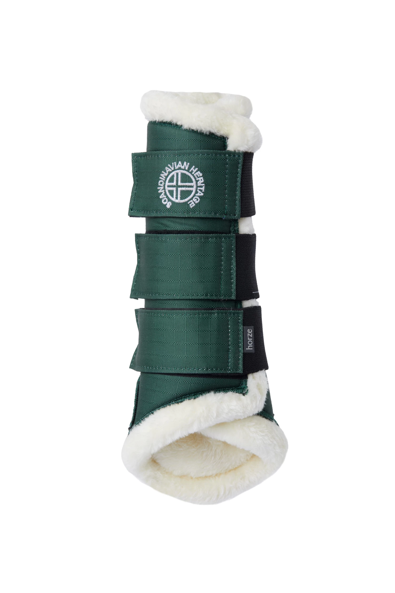 Horze Oslo Faux Fur Brushing Boots - Image 5