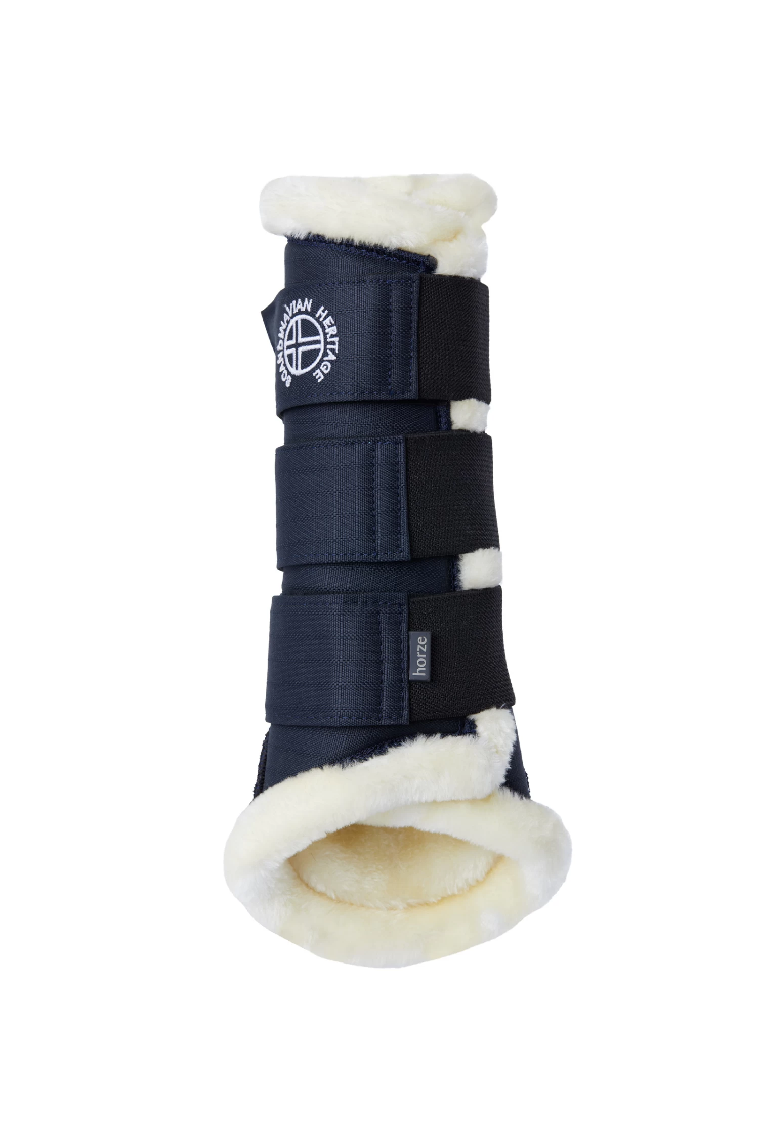 Horze Oslo Faux Fur Brushing Boots - Image 18