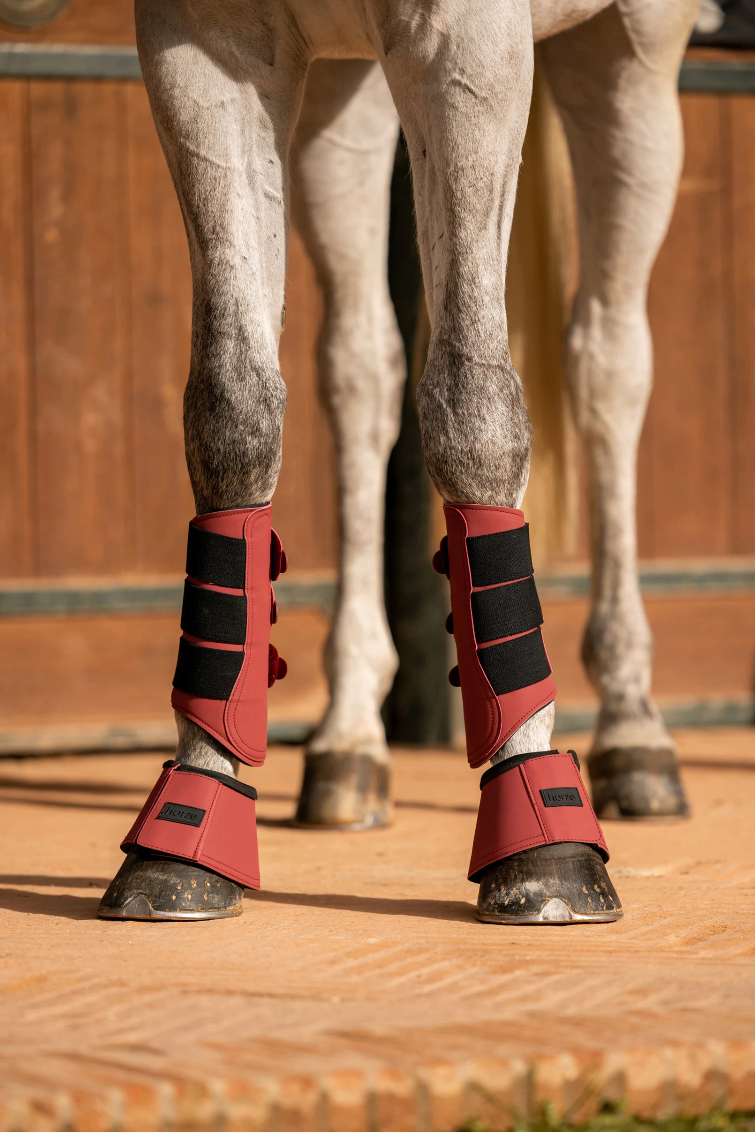 Horze Noir Bell Boots - Image 5