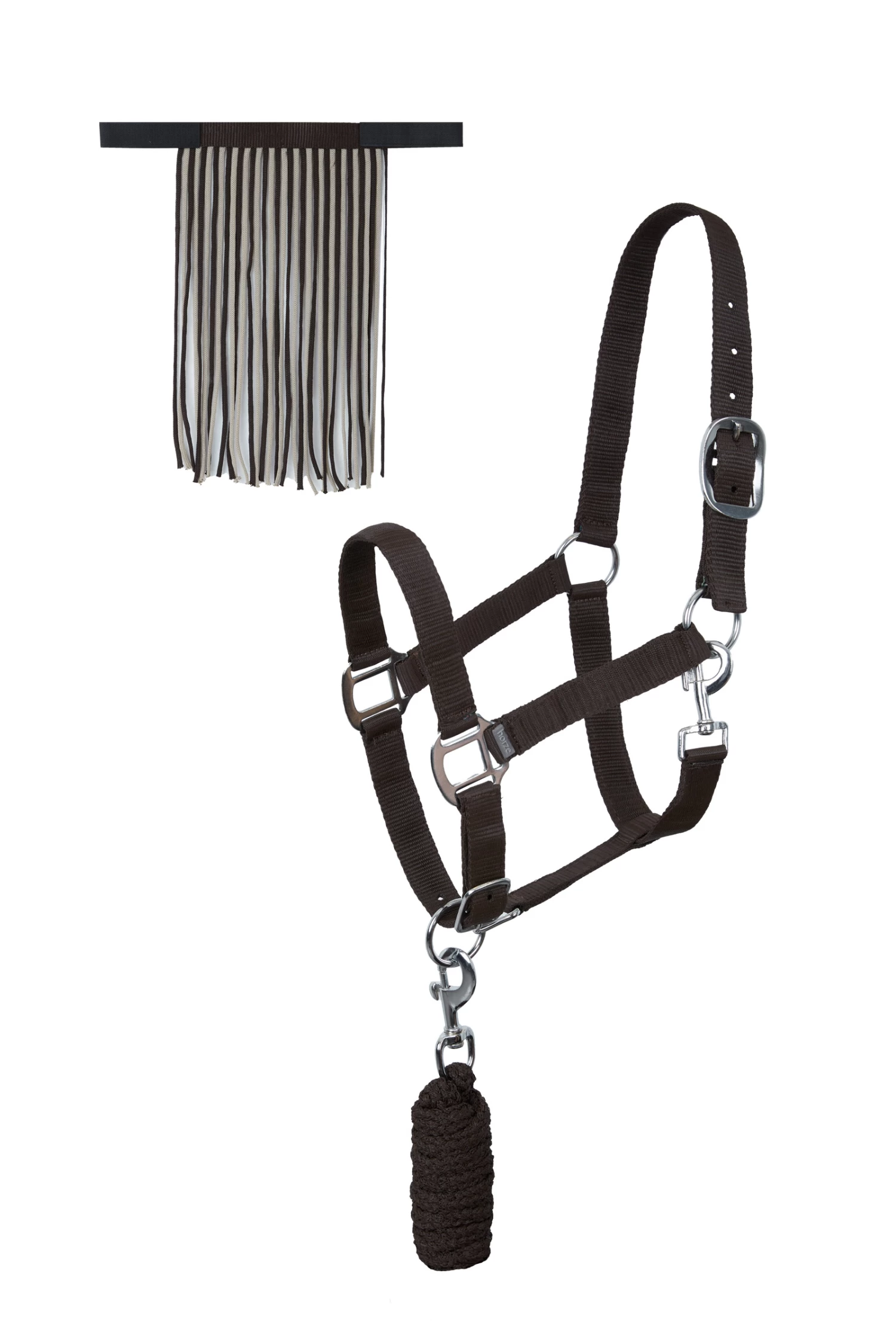 Horze Moreton Halter, Lead & Fly Veil Set - Image 3