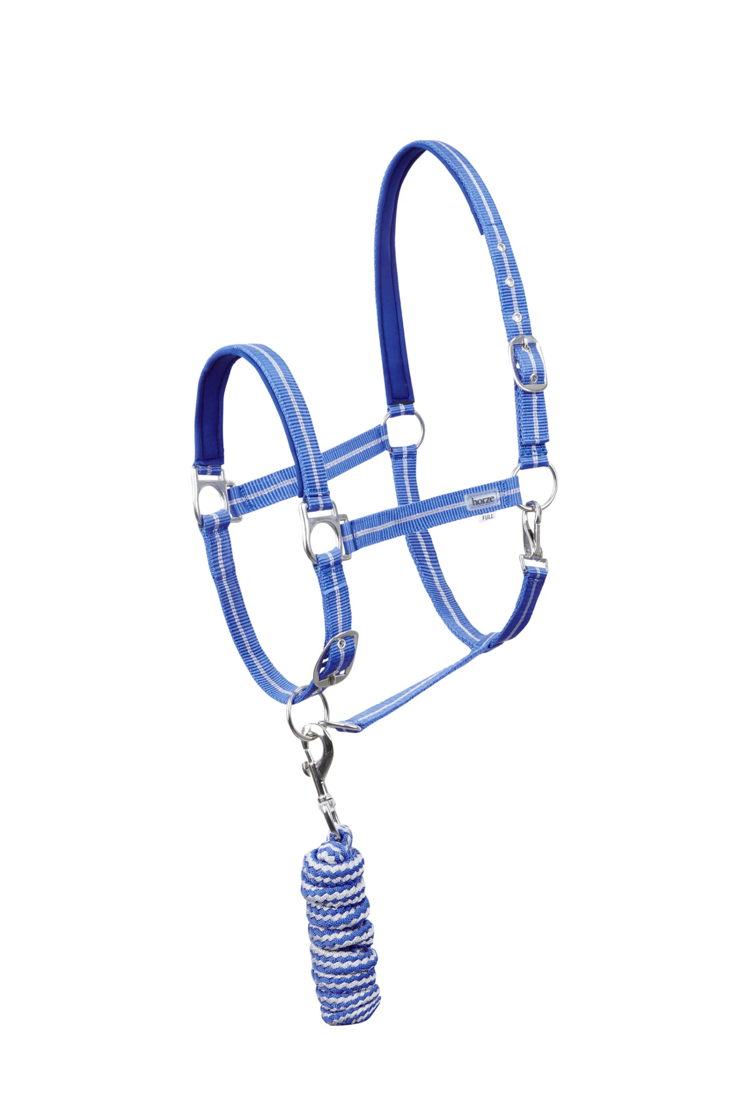 Horze Halter & Lead Set With Metallic Stripes - Image 10