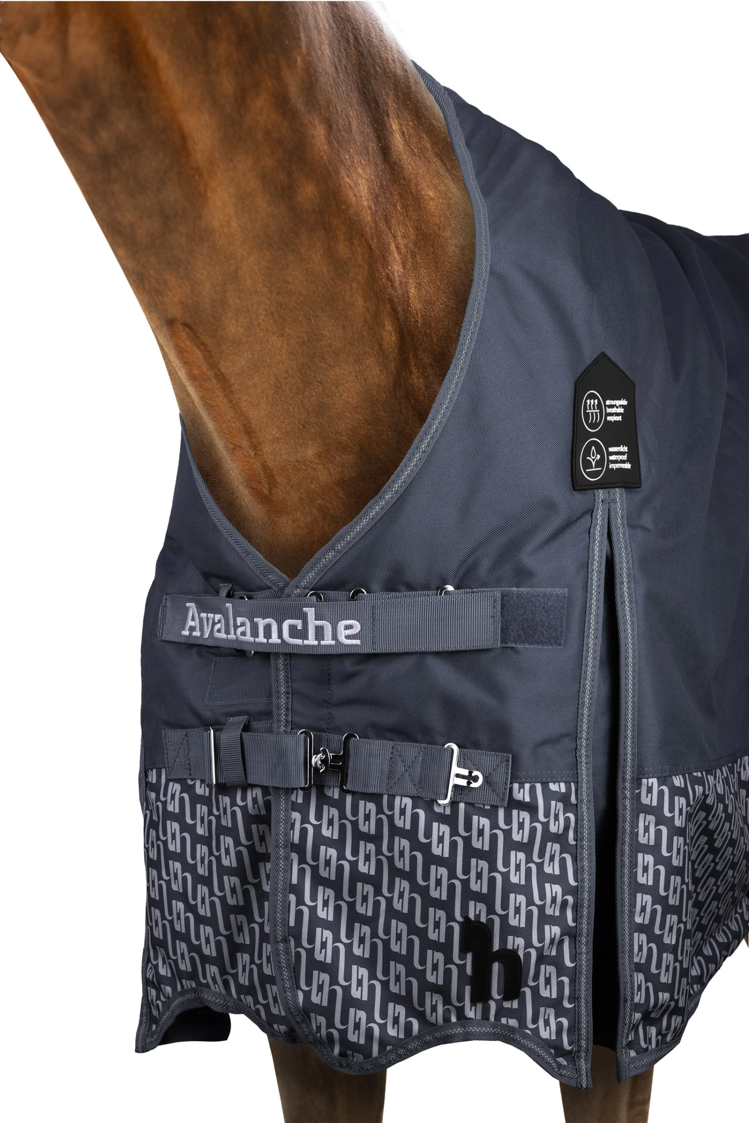Horze Avalanche High Neck Turnout Rug, 150g - Image 10