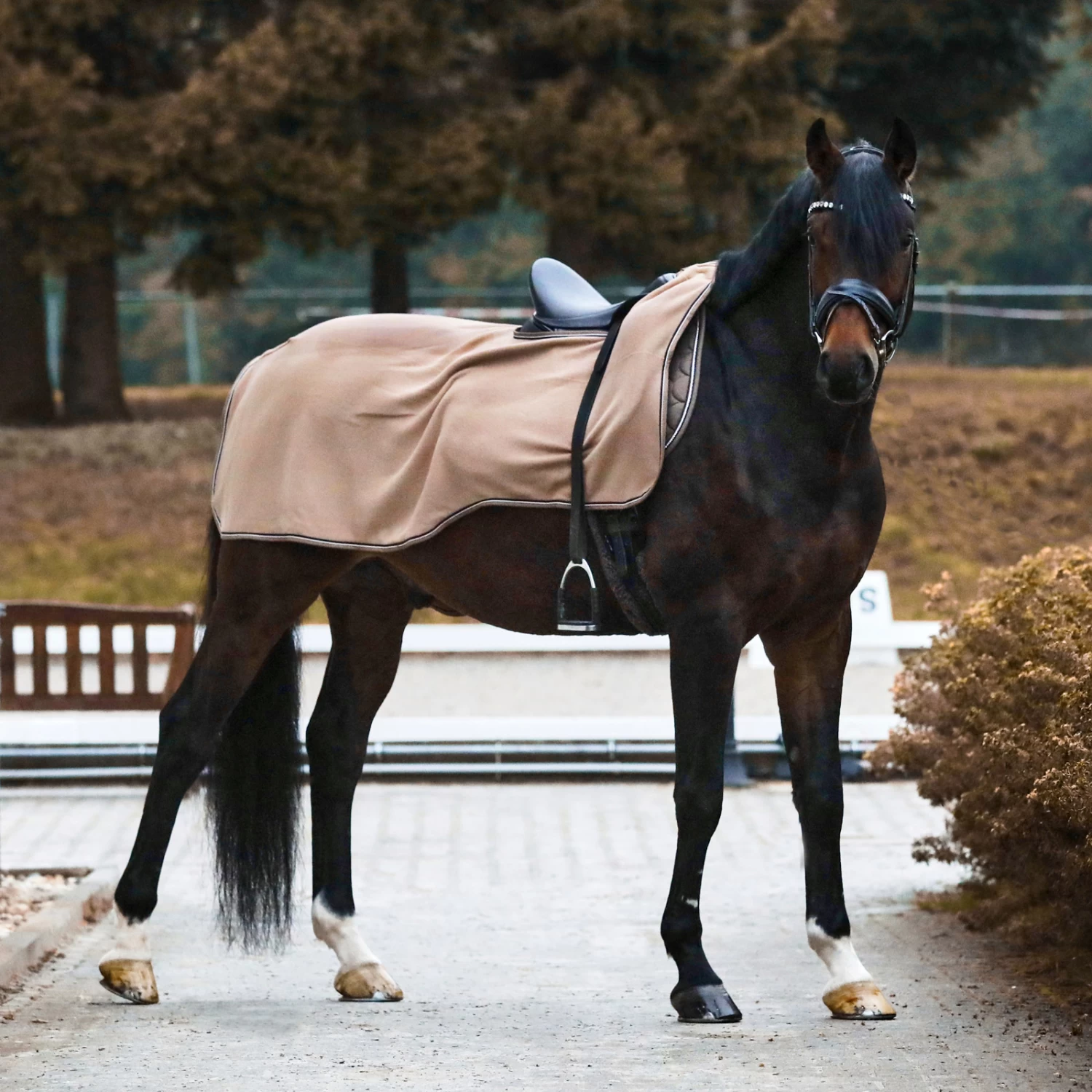 Horze Kiel Fleece Riding Rug - Image 18