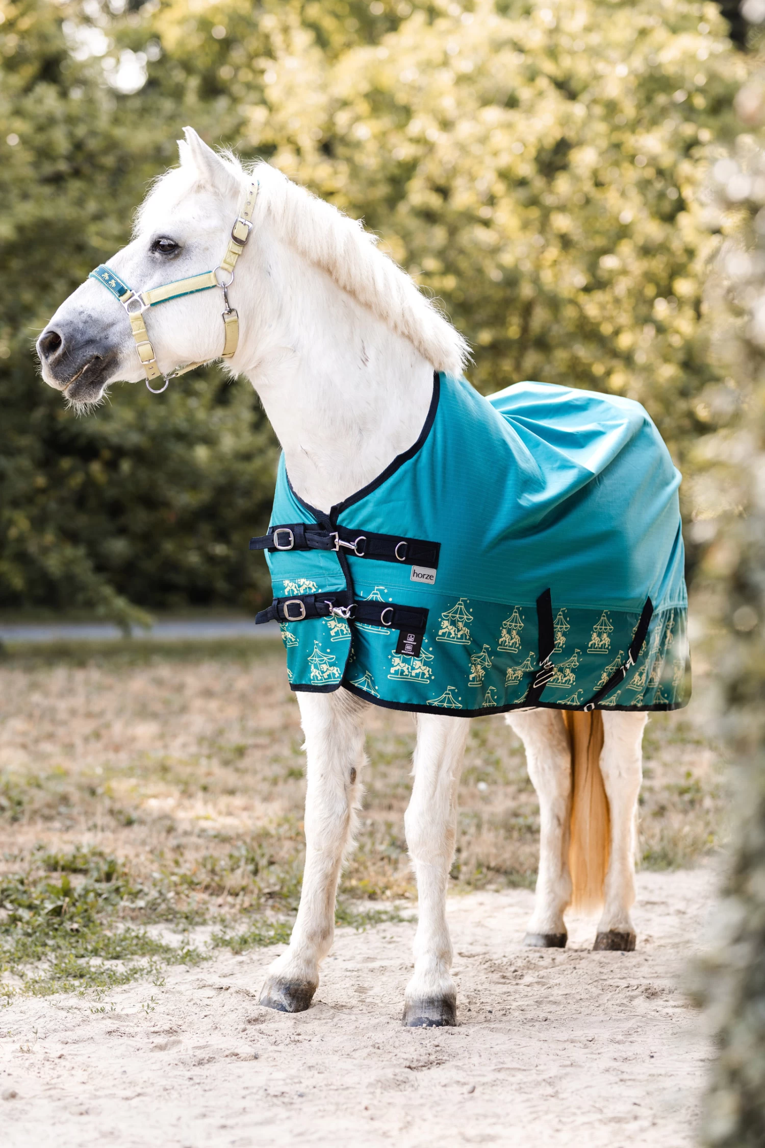 Horze Magic Carousel Pony Turnout Rug With Fleece Lining - Image 7