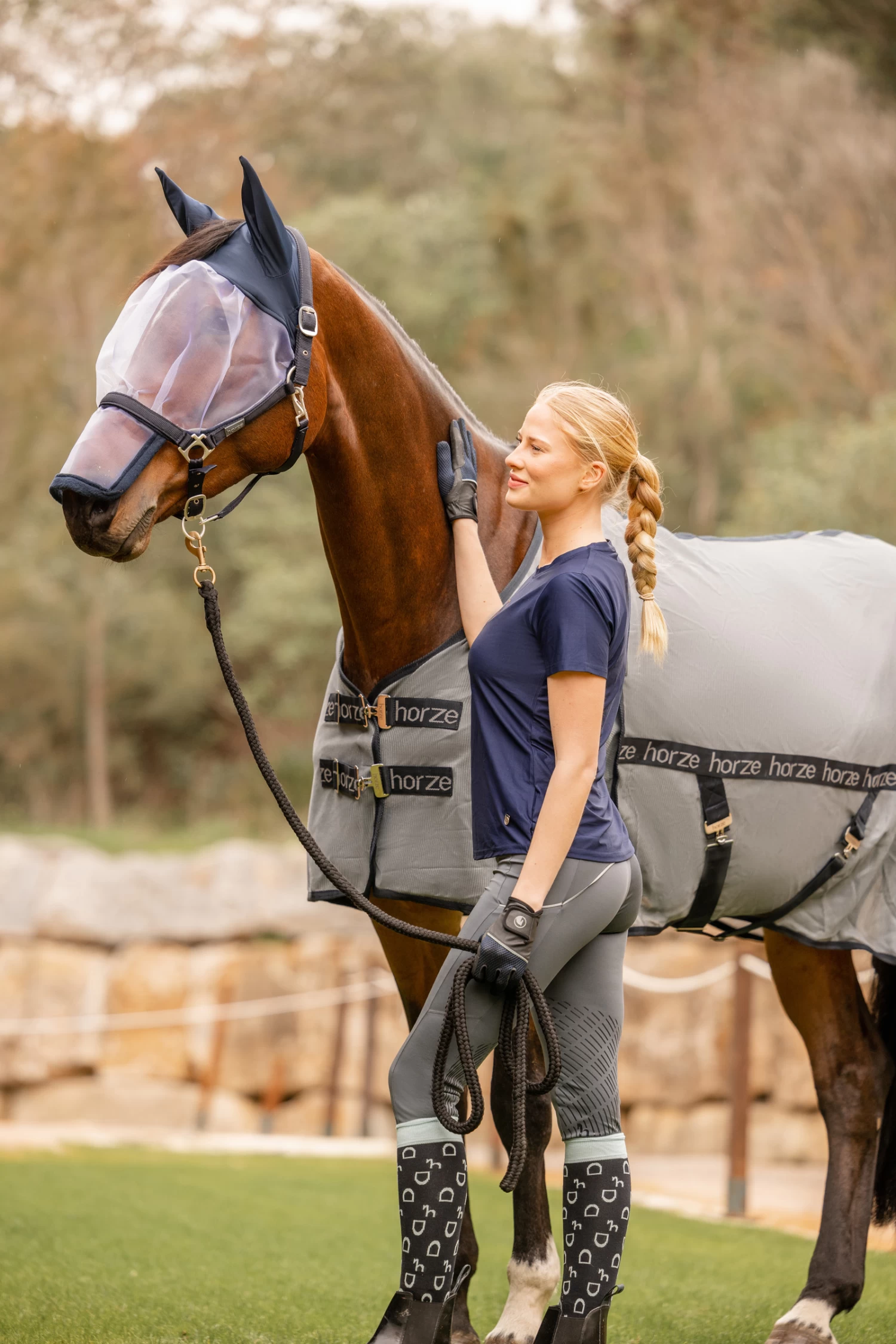 Horze Paso Fino Fly Rug With UV Protection - Image 16