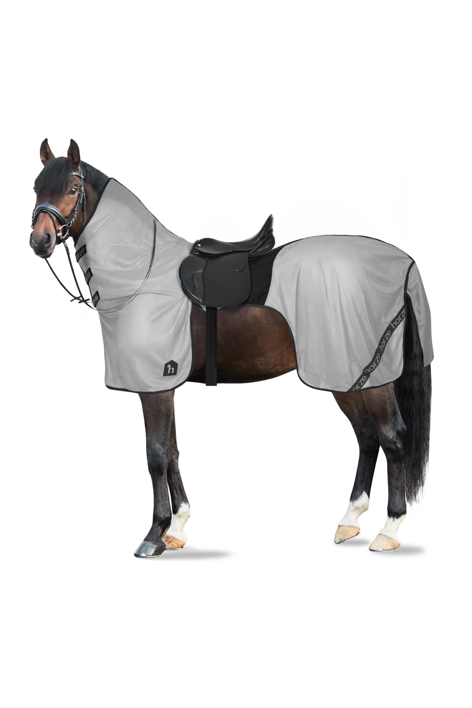 Horze Paso Fino Riding Fly Rug With Detachable Neck And UV Protection - Image 9
