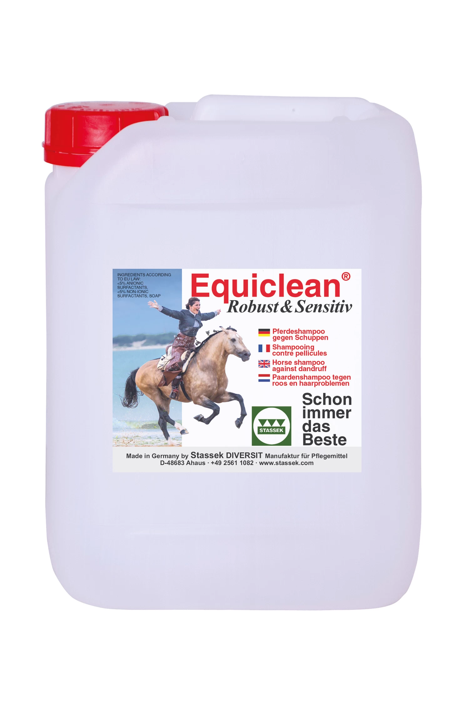Stassek Equiclean Robust Outdoor Shampoo, 5 Liters