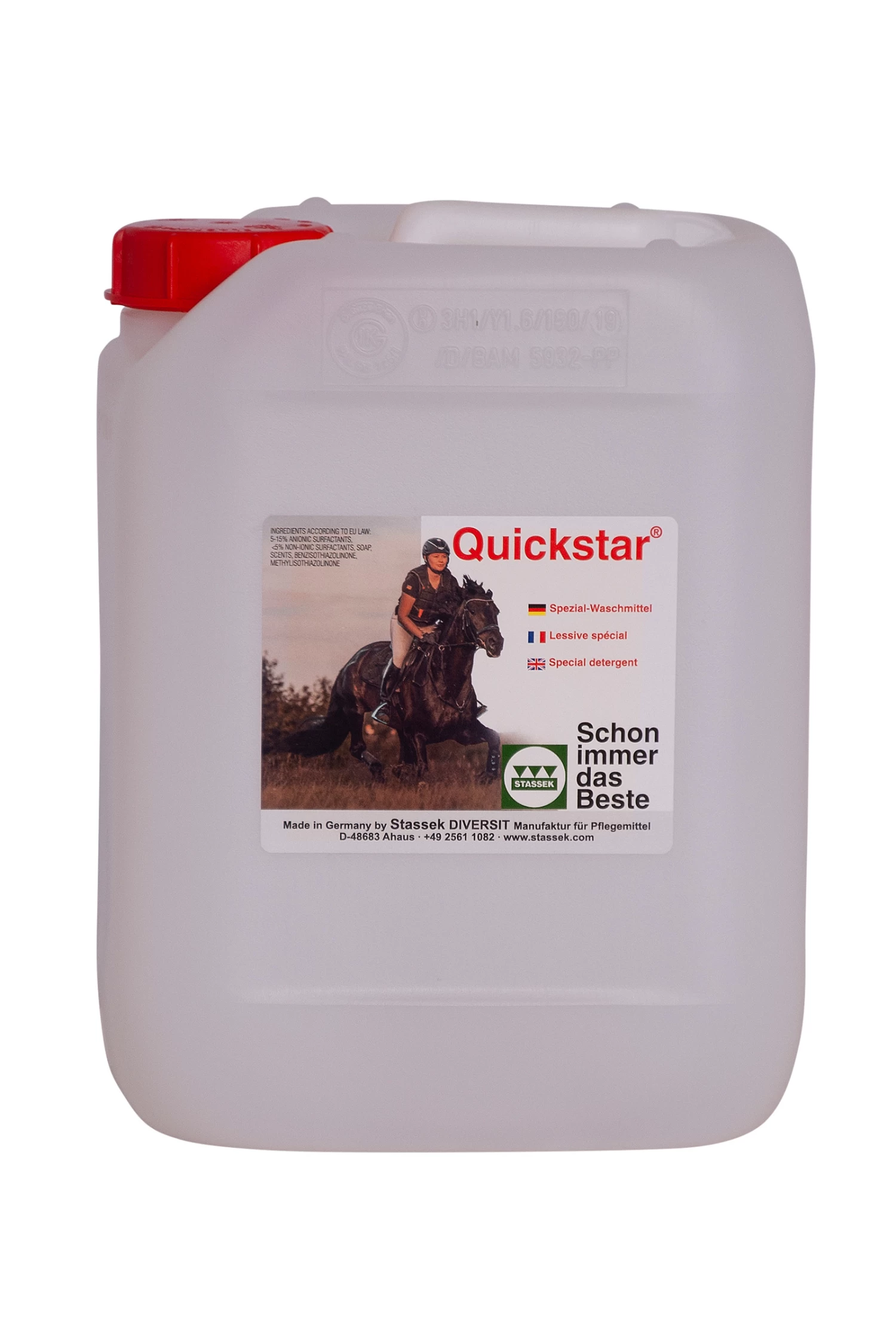 Stassek Quickstar Leather And Wool Care Detergent, 5 Liters