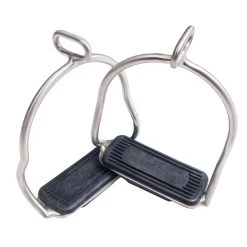 Karlslund Stirrups, Brushed Steel
