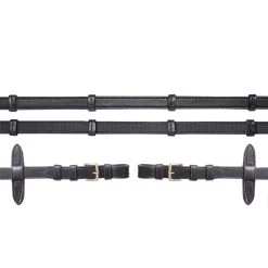 Schockemöhle Bridle Reins Rubberizes, With Buckle