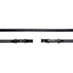 Schockemöhle Leather Reins,hook&stud, 16mm,no Stop,no Martingal Stop