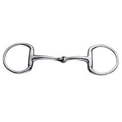 Jp Korsteel Stainless Steel Jointed Eggbutt Snaffle Bit