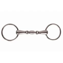 Jp Korsteel Stainless Steel Oval Link Loose Ring Snaffle Bit