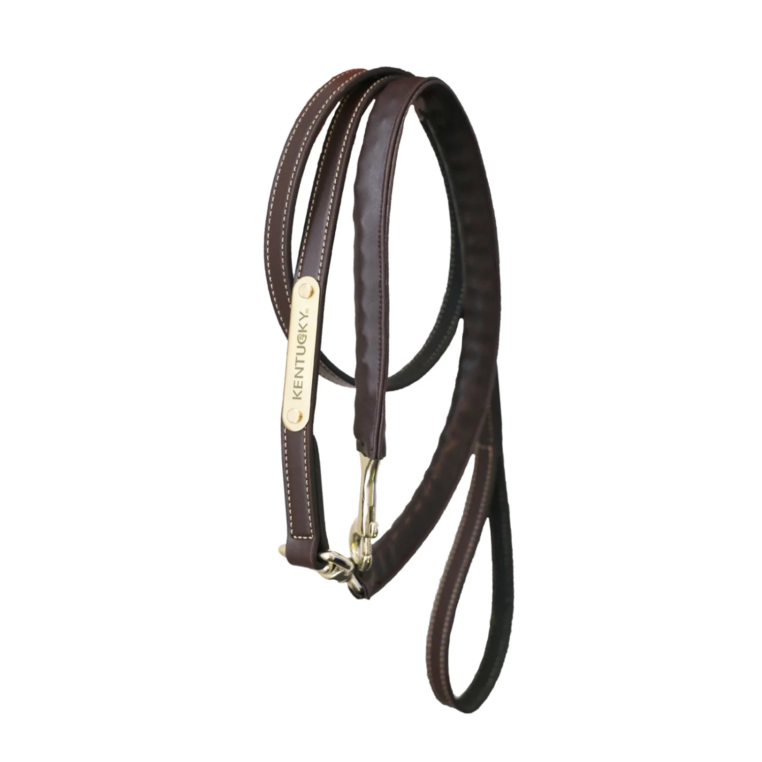 Kentucky Horsewear Leather Covered Chain Lead