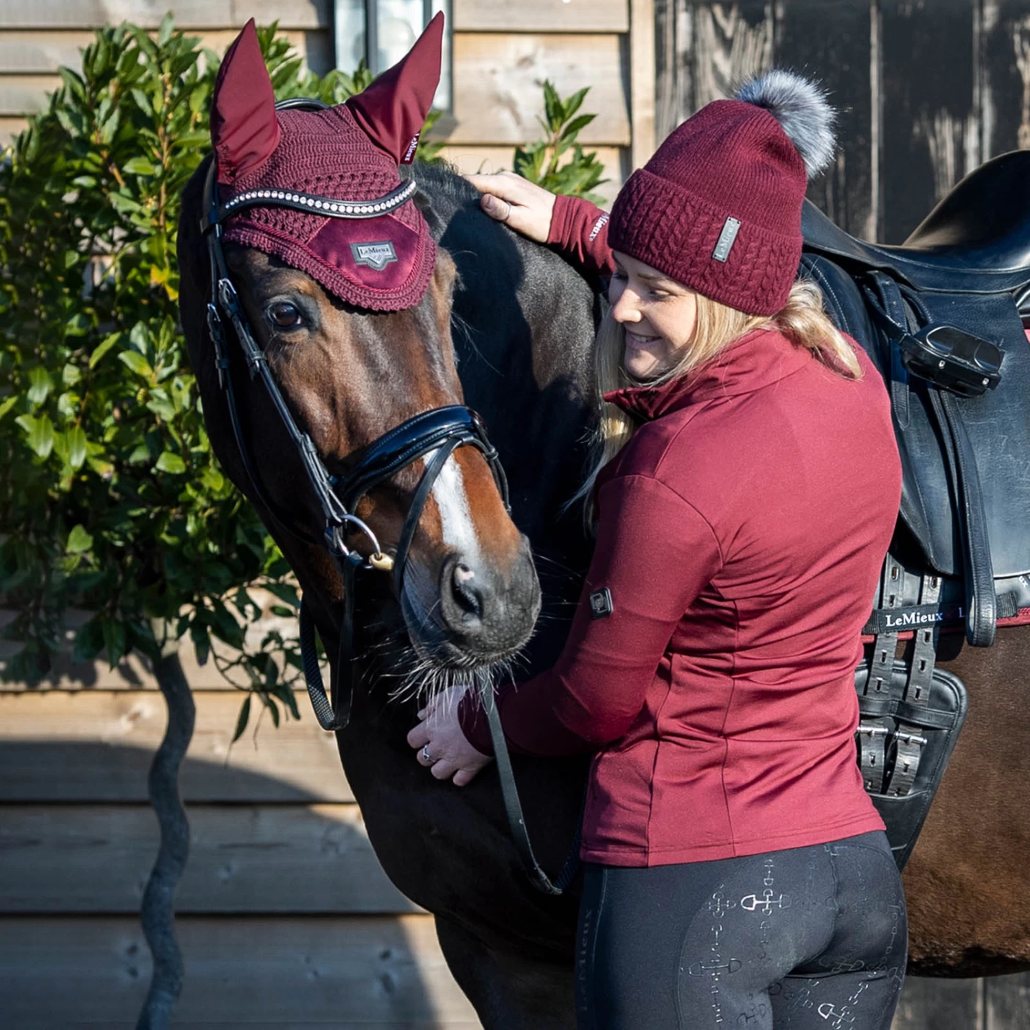 LeMieux Loire Satin Fly Hood - Image 15