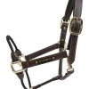 Kentucky Horsewear Leather Rope Halter