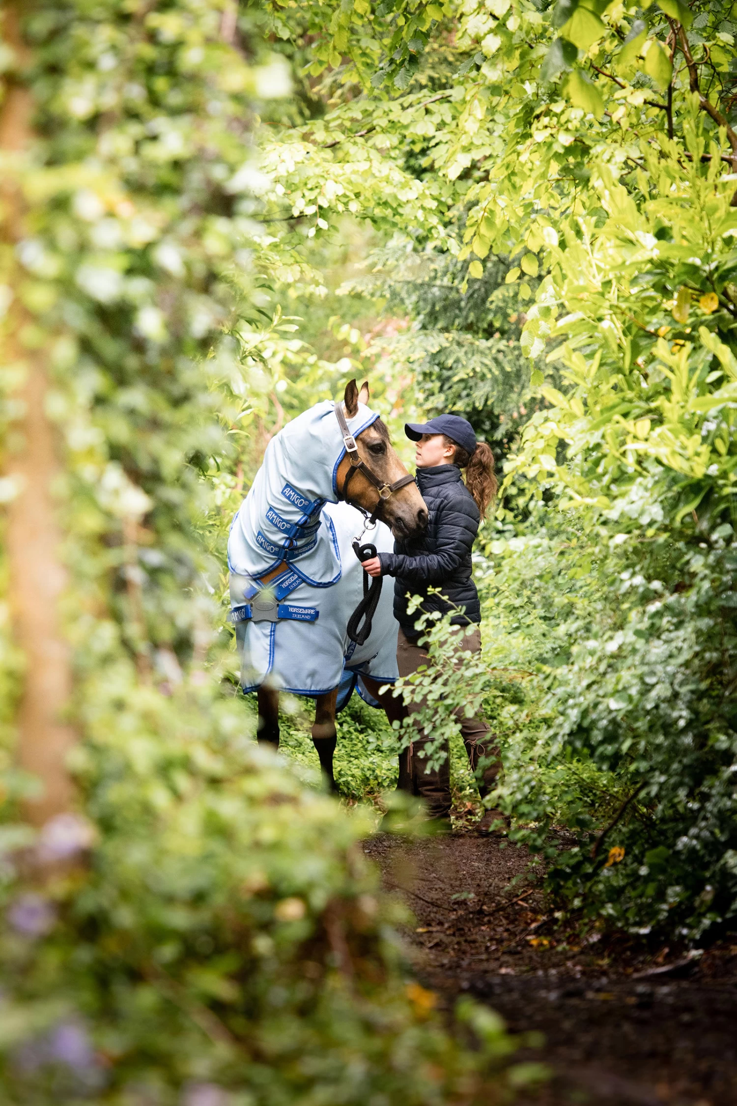 Horseware Amigo Hoody Pony Sweet Itch Rug With Fixed Neck - Image 2