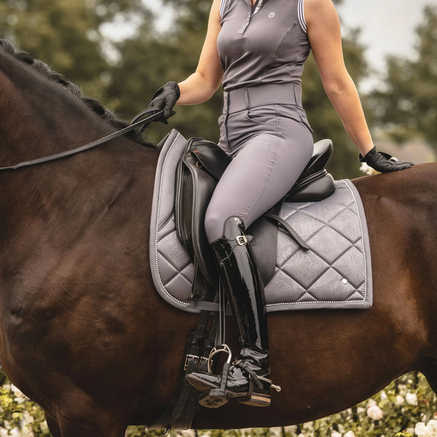 PS Of Sweden Floret Dressage Saddle Pad - Image 6