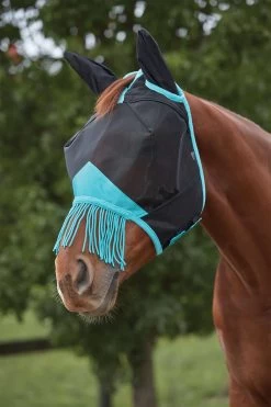 Weatherbeeta Comfitec Deluxe Fine Mesh Mask With Ears & Tassels