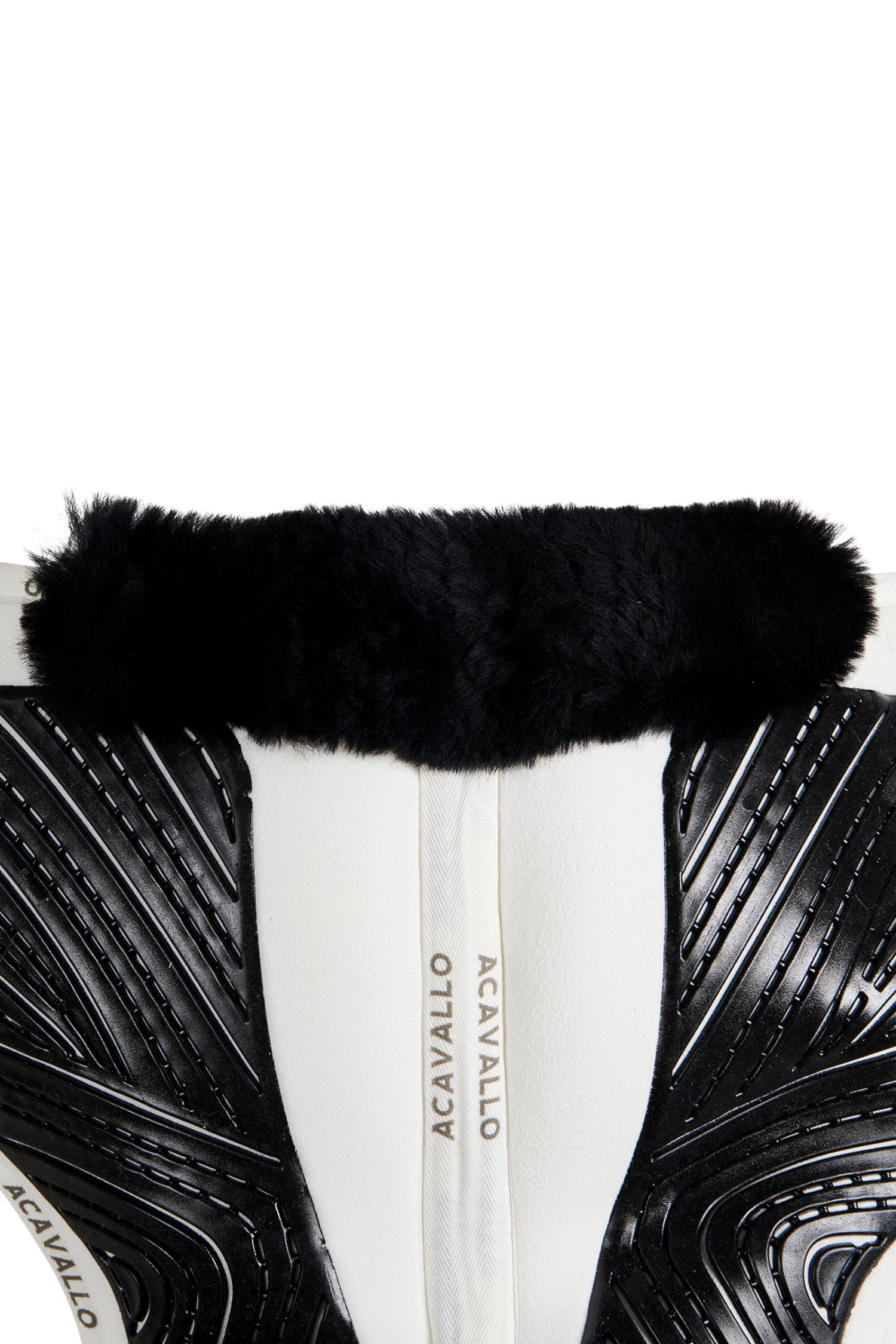 Acavallo Close Contact Gel & Memory Foam Half Pad With Sheepskin - Image 11