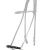 Kavalkade Glansandi Dropped Noseband Piece For Kjartan Icelandic Bridle