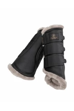 Eskadron Platinum 23 Faux Leather Faux Fur Tendon Boots