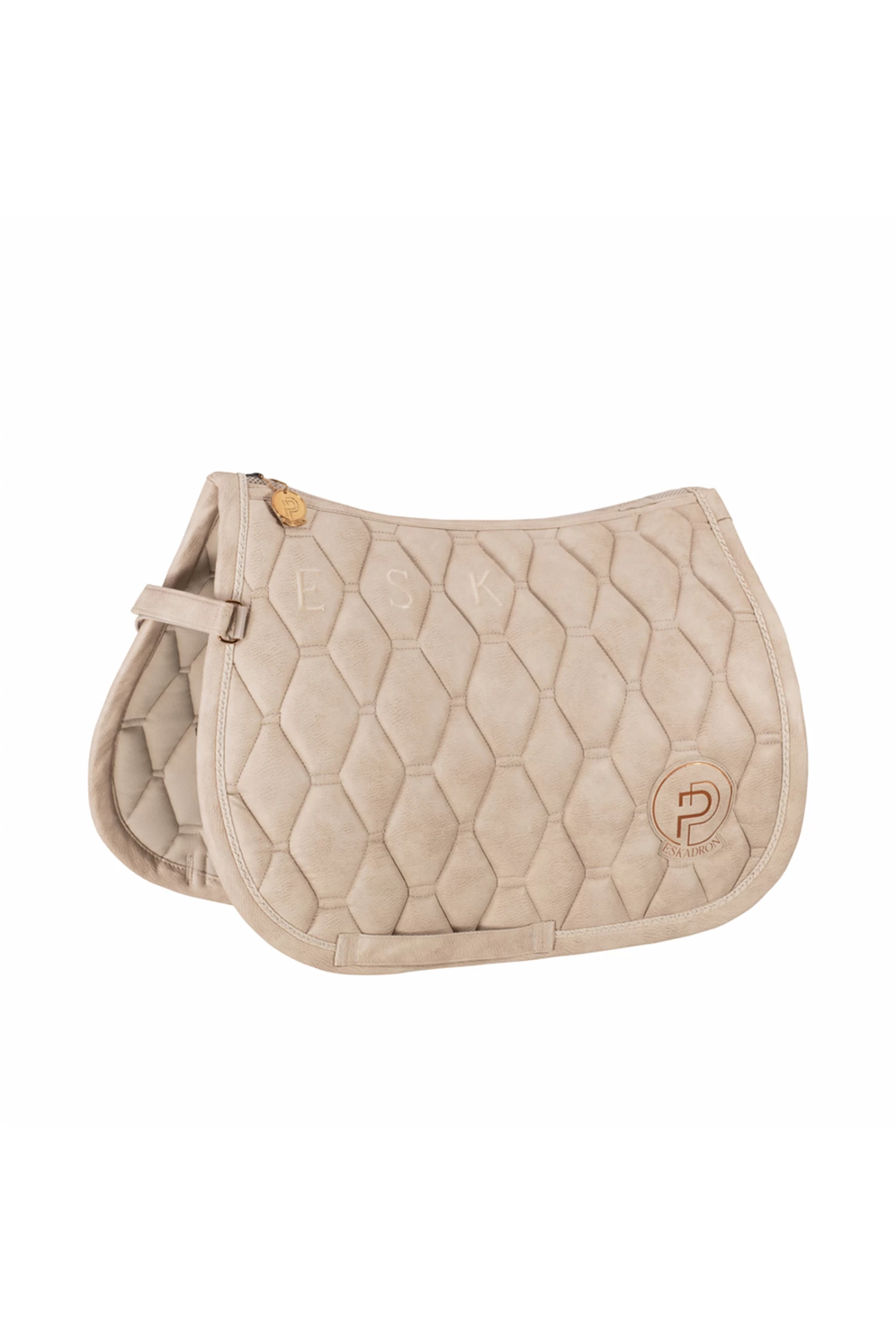 Eskadron Platinum 23 Metallic Faux Leather Shetland Saddle Pad - Image 4