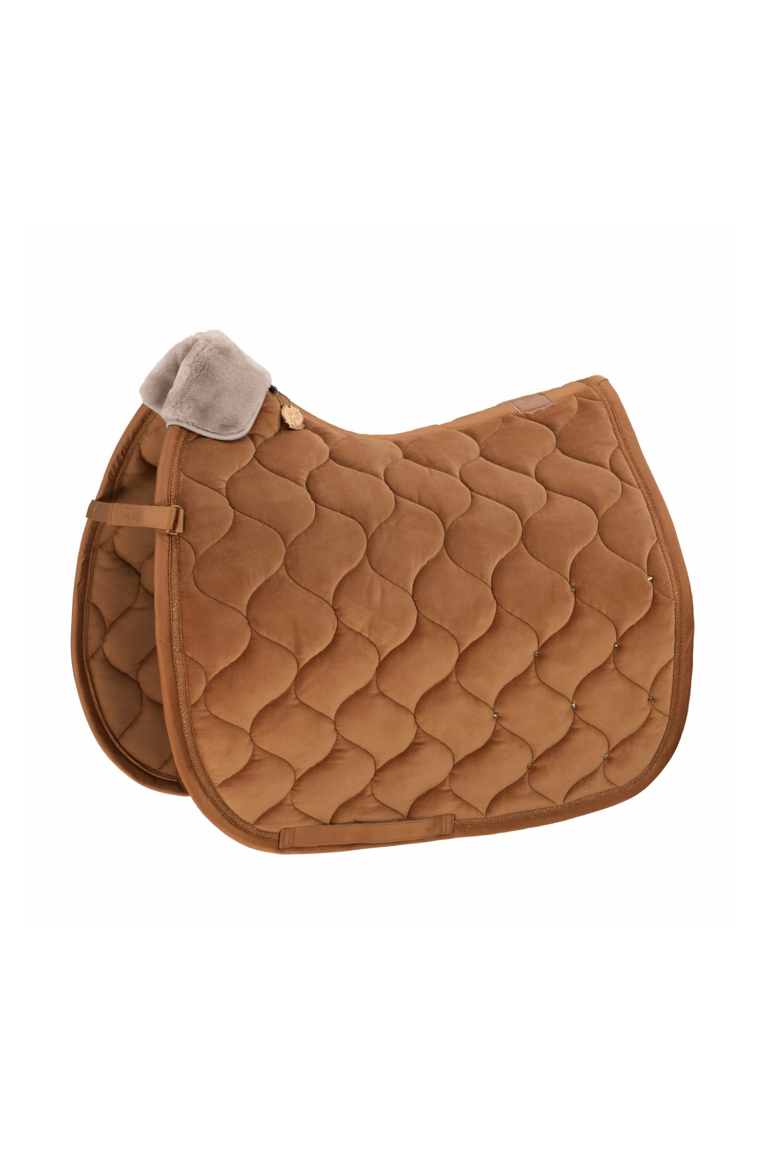Eskadron Platinum 23 Velvet Crystal Dressage Saddle Pad - Image 2