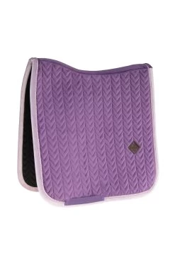 Kentucky Horsewear Velvet Contrast Dressage Saddle Pad