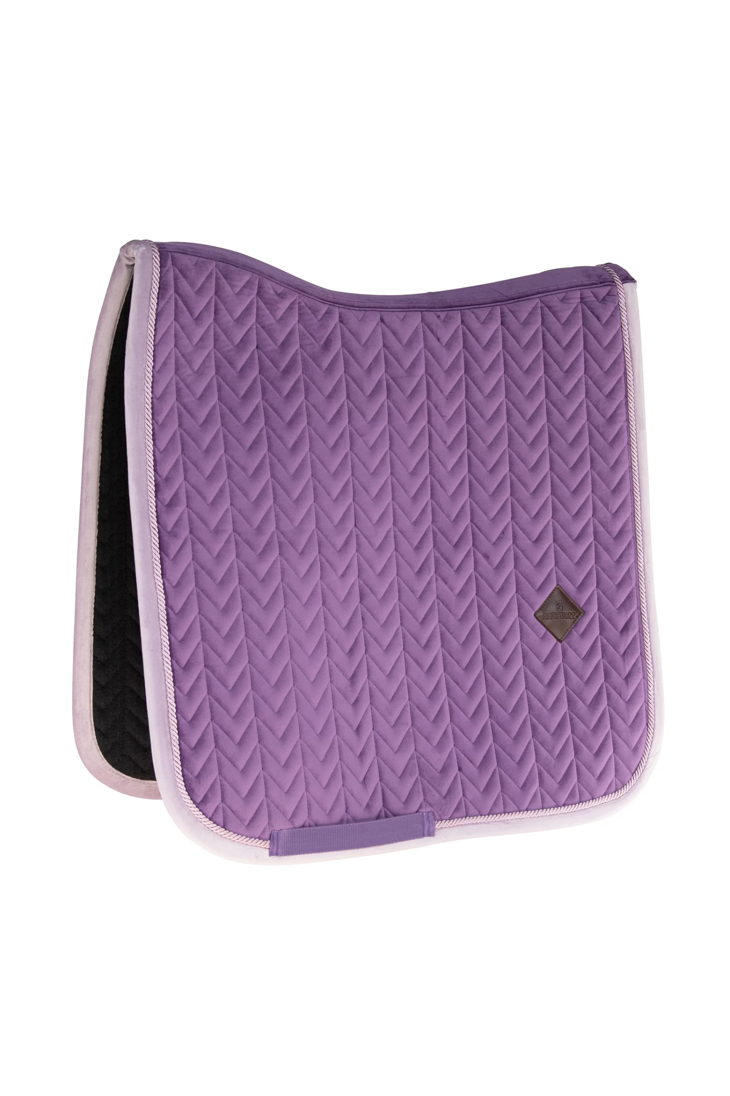 Kentucky Horsewear Velvet Contrast Dressage Saddle Pad