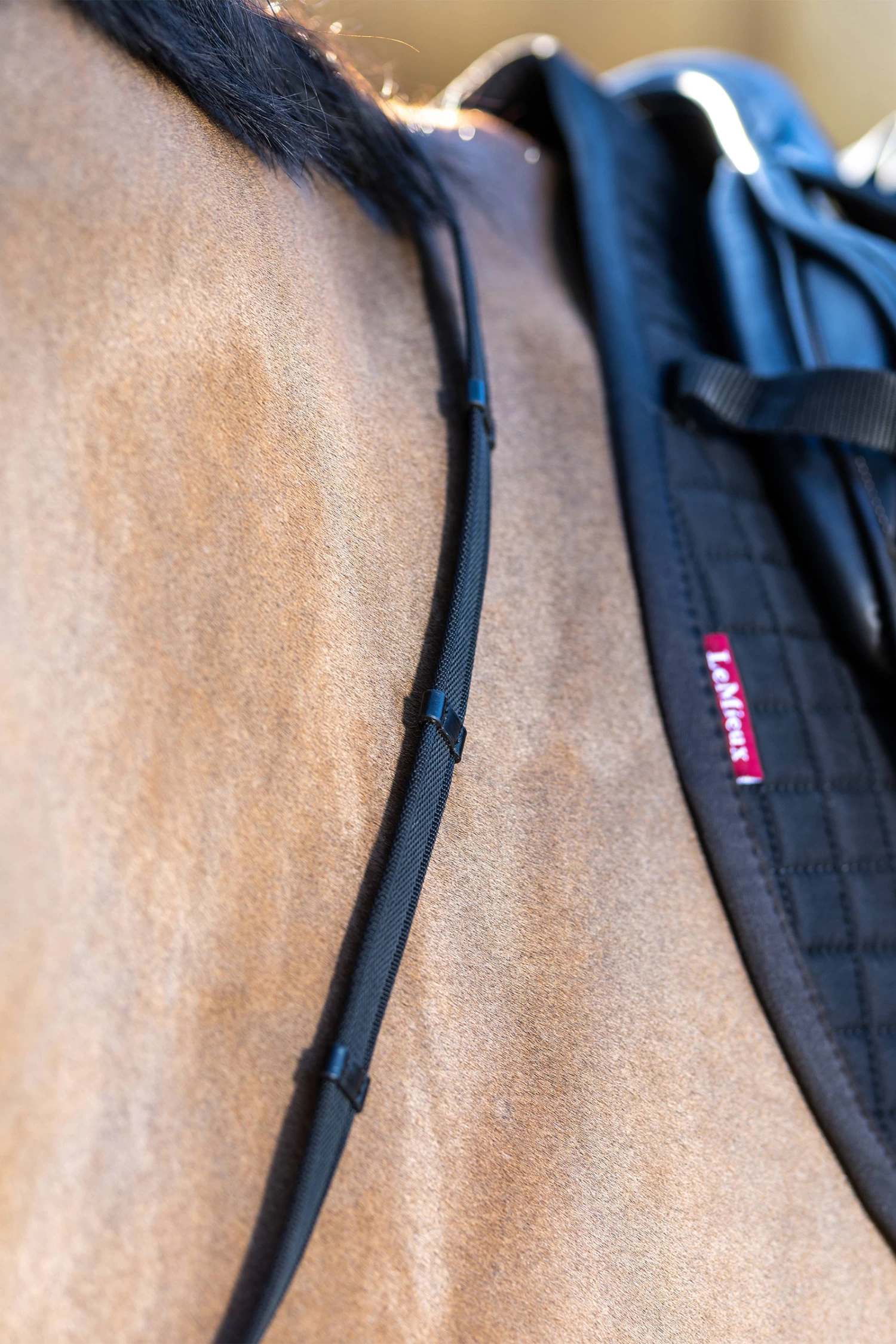 LeMieux Rubber Grip Continental Reins - Image 8