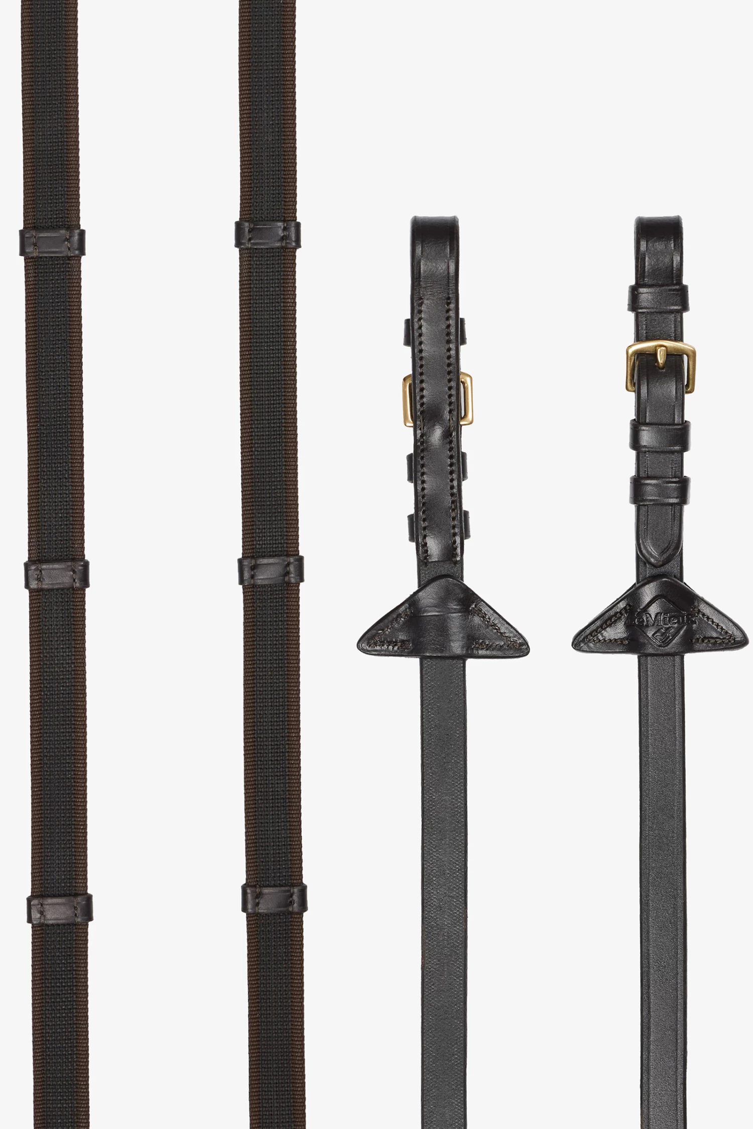 LeMieux Rubber Grip Continental Reins - Image 4